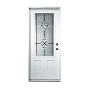 Porte en acier à panneaux américains avec vitrage, design intérieur de maison, prix compétitif, belle - Product Image 6