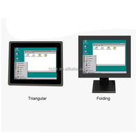 Monitor Layar Sentuh Kapasitif HCDZ Industrial Tahan Air Portabel Outdoor Full HD 16:9 Putih Garansi 5 Tahun Baru untuk Bisnis