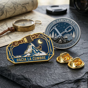 Fabricantes de broches de China: Sin mínimo de compra, aleación de zinc, estilo antiguo y moderno, personalizado, en blanco, artesanía metálica, insignia de moneda de dibujos animados para diseños lindos - Product Image 5