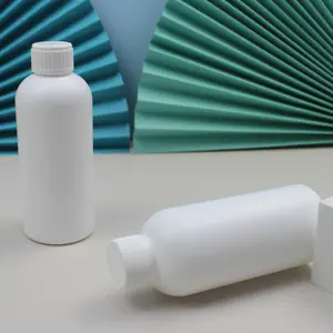 Produsen grosir botol plastik cair bulat PE botol sirup polietilena obat botol plastik cair oral