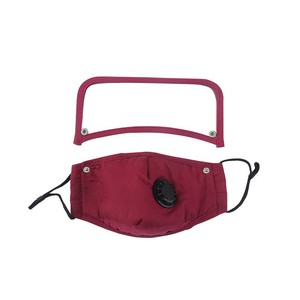 Protector facial con visera transparente, máscara negra a prueba de polvo con válvula de respiración para protección en la cocina - Product Image 4