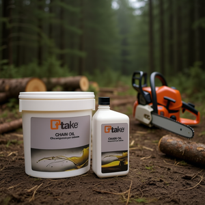 Huile pour chaînes TTAKE G 5L, lubrifiant industriel fabriqué en Italie pour les tronçonneuses - Product Image 3