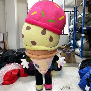 Vendita calda gonfiabile Costume della mascotte gonfiabile oggetti di scena promozionali per la pubblicità per la festa di Halloween e gelateria - Product Image 3