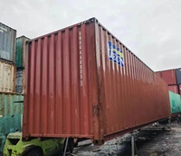 Vente directe usine – Conteneur maritime sec 40 pieds HC neuf ou d'occasion, vente en gros, faible MOQ, capacité standard 68 m³, couleur personnalisée