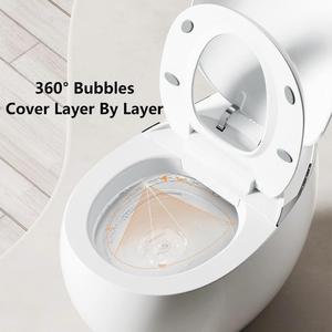 Toilette monobloc intelligente moderne CE Siphon rinçage intelligent <span class=keywords><strong>WC</strong></span> avec affichage LED veilleuse toilettes automatiques pour salle de bain - Product Image 3