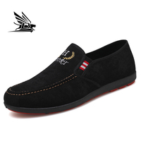 Baskets à la mode respirantes et décontractées à enfiler pour hommes mocassins chaussures de marche décontractées