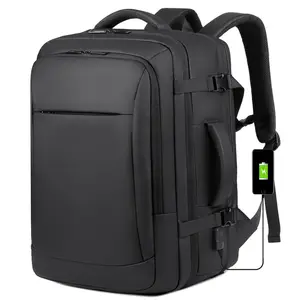 Personnalisé Étanche 15.6 17 Pouces Grand Hommes D'affaires Anti-vol Mochilas Voyage USB Ordinateur Portable Sac À Dos Sac À Dos D'école Ordinateur Portable Sacs