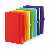 Großhandel Anpassbares Schlichtes Design Hardcover PU-Leder Einband Schul- und Reisetagebuch Gästetagebuch mit Fadenbindung
