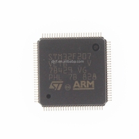 Microcontrôleur IC STM32F207VET6 LQFP-100 ARM Cortex-M3 d'origine, 120 MHz, 512 Ko Flash, Ethernet, USB OTG, haute performance