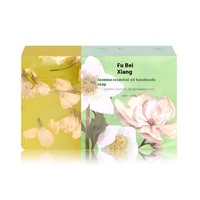 Sabun Minyak Esensial Kelopak Bunga Alami Organik 200g Buatan Tangan Mawar Cherry Blossom Lavender Anti Jerawat Pemutih Vegan untuk Mandi