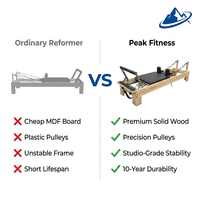 Máquina de Pilates Reformer de Roble Personalizada
