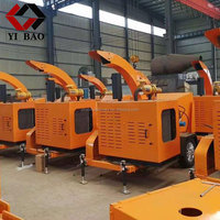 Broyeur de bois électrique robuste Powerhorse à attelage 3 points avec moteur pour la production de sciure de bois forestière