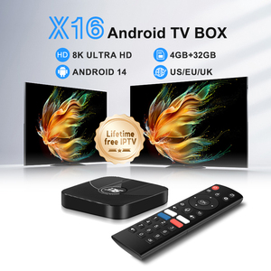 Boîtier TV X16 à succès avec Amlogic S905W2, Wi-Fi double bande 2.4G/5G, télécommande vocale Bluetooth, 4 Go de RAM, 32 Go de ROM, Quad Core, OTT, Android TV Box 8K - Product Image 2