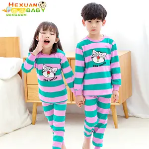 Tamanho 100-160 Meninos Animal Pyjamas Do Bebê pijamas De Algodão Meninas roupas crianças Pijamas crianças sleepwear pijama de Manga longa da criança