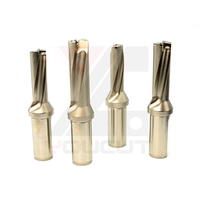 Foret en carbure indexable à grande vitesse avec refroidissement interne pour centre d'usinage CNC en acier inoxydable