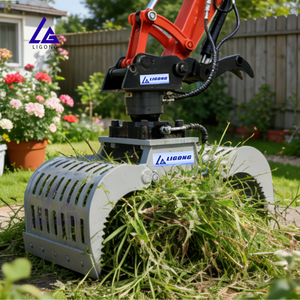 Grappin de tri rotatif hydraulique adapté aux <span class=keywords><strong>mini</strong></span>-excavatrices de 1 à 3 tonnes pour le déblaiement et la manipulation de petits déchets de construction - Product Image 3
