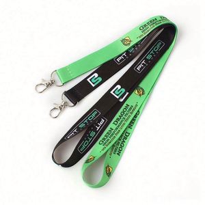 Custom Logo ID Card Badge Holder Nect Strap Promotional Silk Screen Printed Sublimation Nylon <b>Lanyard</b> Woven <b>Polyester</b> Woven - Product Image 3