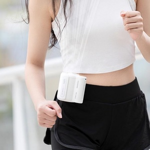 4500mah Portable <b>Usb</b> <b>Mini</b> Hanging Waist Fan Small Electric Personal Belt Clip Fan for Sport Personal Handheld Cooling Fan - Product Image 2