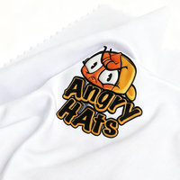 Écussons thermocollants en TPU haute fréquence personnalisés avec logo 3D Cœur et Fleur, plaqués, gaufrés, écologiques, pour vêtements et chapeaux