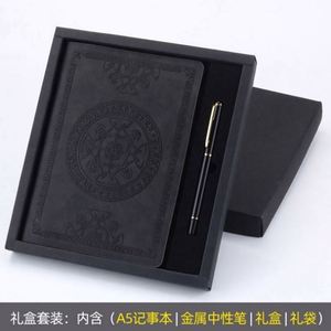 Carnet A5 Rétro à Couverture Rigide Personnalisable – Cadeau Promotionnel d'Entreprise en Gros – Élégant Organiseur en Cuir avec Boîte Cadeau Cousue – 144 pages - Product Image 5