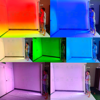 4FT 6FT 7FT extérieur IP65 108W 144W 216W RGBW décodeur DMX intégré AC220V LED rondelles murales