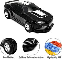 Venta caliente Auto Transforming Robot Toys Cars Friction Powered Car Truck Toys para niños pequeños Presente