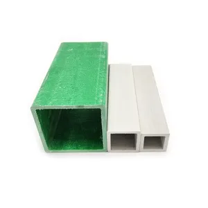 Factory Price Fiberglass Frp Tube FRP Pultruded Rectangular Tube For Chemical Industry