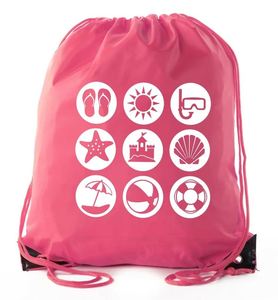 Custom Lightweight Gym <b>Backpack</b> Water-Resistant Sport Drawstring Bag with Logo Printed Promotional Sportpacks - Product Image 3