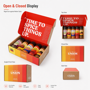 Custom Full Color Printed Corrugated Mailer Boxes Foldable Spice Gift Packaging Box Custom Logo Factory Wholesale Eco-Friendly - Product Image 4