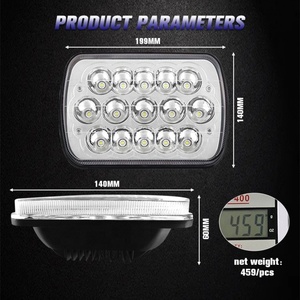 XOVY High Low Beam 45 square Single Color 7inch square Driving Trucks Offroad Car <b>Led</b> <b>Work</b> <b>Light</b> - Product Image 4