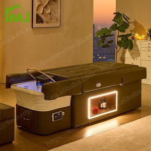 เตียงนวดสระผม เก้าอี้ทำเล็บและอ่างล้างเท้า เก้าอี้สปาญี่ปุ่นสำหรับทำสปาผม - Product Image 2