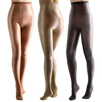 Collants de Danse en Nylon 70D Effet Huilé Ultra Scintillant