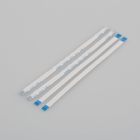 Kabel Pita FFC 2-inti 10P OEM Custom Awm 20706 105C 60V Vw-1 untuk Aplikasi Elektronik
