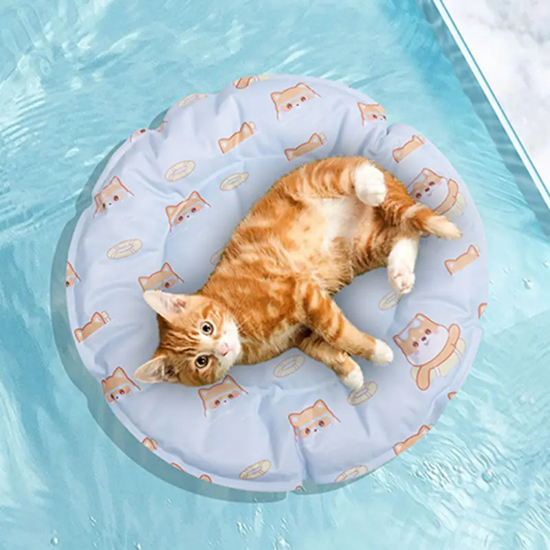 Небольшой минимальный заказ, летняя кровать для питомца, самоохлаждающийся коврик, водонепроницаемый многоразовый гелевый коврик, охлаждающий коврик для собак и кошек, в наличии