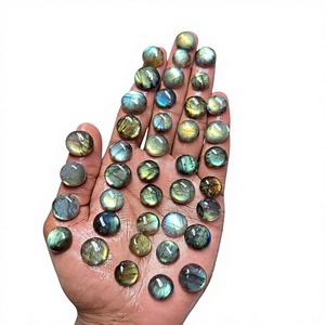 ลาบราดอไรต์ธรรมชาติทรงกลมแบบคาโบชอง สีเทา สำหรับทำเครื่องประดับ - Product Image 3