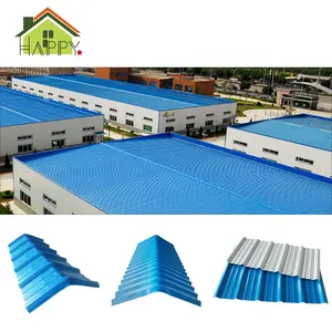 Tejas de techo de PVC de Indonesia, cobertizo para aparcar, casa prefabricada, fábricas de upvc