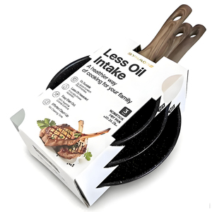 Factory Customize Aluminum Non-Stick Frying <strong>Pan</strong> Sets Non Stick Forget <strong>Induction</strong> <strong>Fry</strong> <strong>Pan</strong> Home Cooking Wok <strong>Pan</strong> - Product Image 2