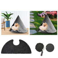Cabane pour chat, arbre de noël, niche, niche, niche pour chat Igloo, mignon, pour petit chien ou lapin