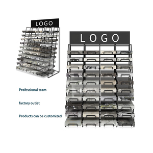 Chất lượng cao đá Countertop hiển thị đứng với thạch anh Countertop Rack và kim loại bảng hiển thị signage - Product Image 1