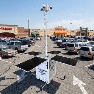 Torre Móvil Cúbica para CCTV de 6m, Mástil de Vigilancia para Exteriores, Cámara Opcional, Torre de Seguridad para Estacionamientos - Product Image 1