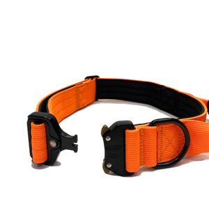 Custom Nylon Tactisch Verstelbare Hondenhalsband Neopreen Gewatteerd Met Metalen Gesp Outdoor Trainingshonden - Product Image 4