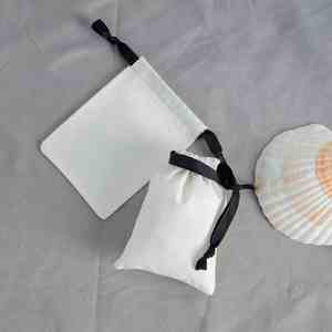 Custom Logo Reusable Cotton Canvas <b>Drawstring</b> Shopping <b>Bag</b> with <b>Drawstring</b> Closure for Gifts and Dust Cover - Product Image 5