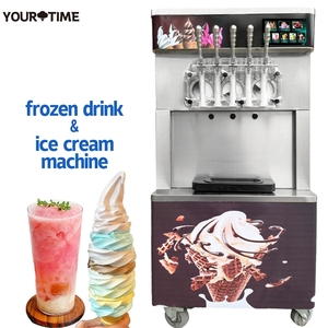 Yourtime 3 buses congelées daiquiris combo crème glacée molle congelée ACAI maquina de helado suave - Product Image 5