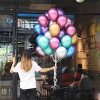 Ballons en Latex de 10 et 12 Pouces (50 Pièces) Ama Zon Factory pour Fête, Mariage, Noël, Anniversaire et Rentrée Scolaire