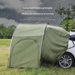 Customized Multifunctional Oxford Silver Coated Quick-Open Extension <b>Car</b> Tail <b>Tent</b> Outdoor Camping Rainproof SUV Carriage - Product Image 1