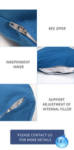 Triangolo nuovo Design 100% cotone tappetino da meditazione cuscino natura organica meditazione grano saraceno Zafu Set cuscino da pavimento per sedersi - Product Image 5