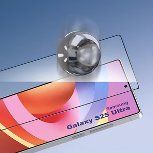 ฟิล์มกระจกนิรภัยแบบใส 9H ป้องกันรอยขีดข่วน สำหรับ Samsung S25 26 รองรับการปลดล็อคด้วยลายนิ้วมือ ป้องกันการกระแทก - Product Image 3