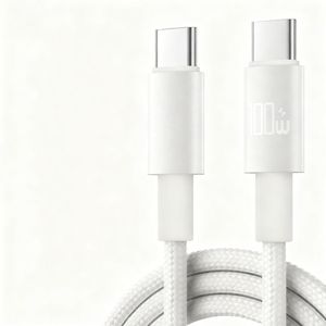New Arrival Type C-C Phone <b>Cable</b> 100W Quick Charge Nylon <b>USB</b>-C Power Adapter <b>Cables</b> Data <b>Cable</b> for Iphone17 Series - Product Image 1
