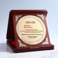 Plaque commémorative en bois personnalisée pour la retraite, reconnaissance du chef d'équipe ou du professeur, cadeau d'anniversaire, décoration de bureau