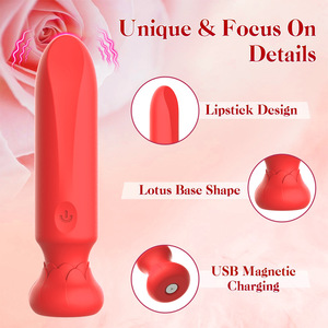 Mini vibromasseur à 10 modes de <span class=keywords><strong>vibration</strong></span> pour femmes, stimulateur clitoridien et du point G, jouet sexuel portable rechargeable, prix bas. - Product Image 3